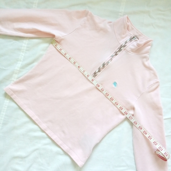 BURBERRY London Authentic Pink Zip Up Top - Picture 13 of 13